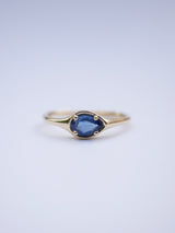 September Sapphire Signet Ring