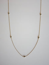 Black Diamond Station Necklace