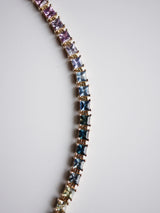 Princess Cut Sapphire Tennis Bracelet