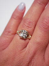 Cushion Lover’s Knot Ring