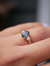 Teal Sapphire Celina Ring