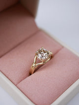 Cushion Lover’s Knot Ring