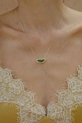 Snake Halfmoon Pendant