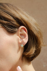 Opal Flower Power Studs