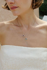 Pink Flower Power Pendant