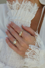 Georgian Set Diamond Ring