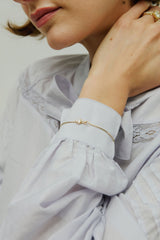 Diamond Baguette Lover's Clasp
