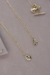Champagne Diamond Pear Pendant No. 2