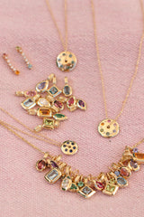 Multi-Color Spinner Necklace
