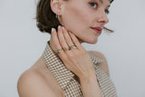 Multi-Color Tennis Earrings