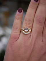 Diamond Puffed Contour Band