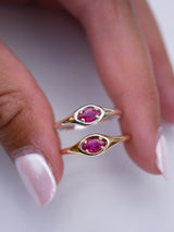 July Ruby Signet Ring