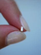 Diamond Baguette Studs - Emily Warden Designs