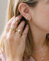 40% OFF: Rustic Kite Diamond Signet