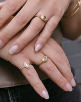 Shield Diamond Signet