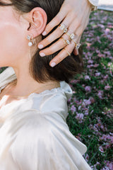 Baroque Aquamarine Earrings