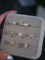 Champagne Moval Grooved Cigar Band