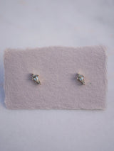 Green Sapphire Kite Studs