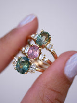 Sapphire Trilogy Ring