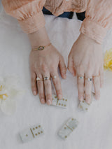 Seafoam Compass Kite Ring