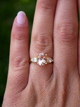Winged Morganite Ring