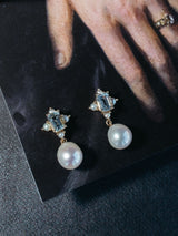 Baroque Aquamarine Earrings