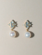 Baroque Aquamarine Earrings