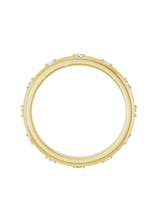 Wide Bead-Set Eternity Band