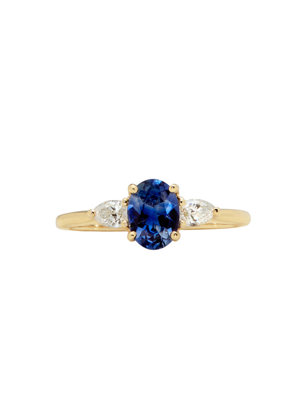 Sapphire Forget Me Not Ring
