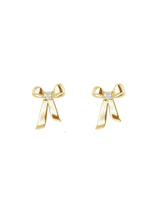 Diamond Bow Studs