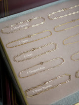 Skinny Paperclip Chain Bracelet