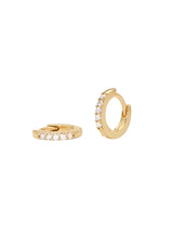 Diamond Huggie Hoops