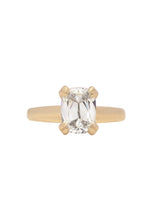 Double Prong Cushion Solitiare