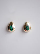 Emerald Roman Hoops