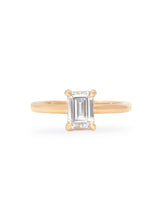 Emerald Cut Solitaire Ring