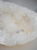 Blue Opal Arc Studs - Emily Warden Designs Site