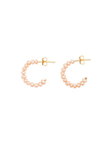 Fifth Ave Pearl Hoops