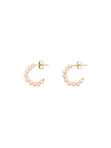 Fifth Ave Pearl Hoops