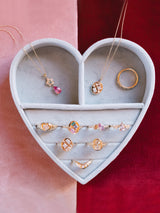 Velvet Heart Jewelry Box