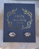 Herkimer Diamond Studs - Emily Warden Designs Site