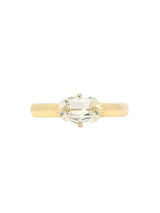 Elongated Cushion Diamond Horizon Ring
