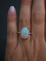 Crystal Opal Reign Ring