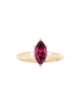 Marquise Garnet Ring