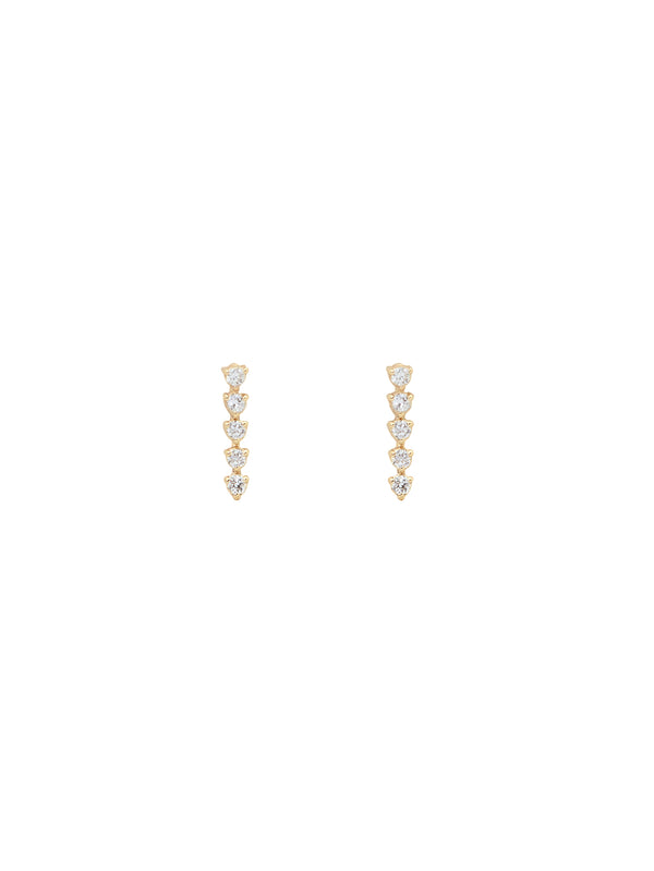 Mini Diamond Tennis Earrings