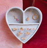 Champagne Pink Sapphire Toi et Moi