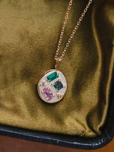 Mixed Cut Rainbow Pendant