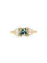 30% OFF: Cushion Bi-Color Sapphire Ring