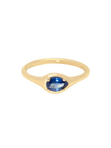 September Sapphire Signet Ring