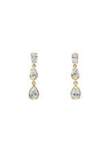 Long Diamond Petal Studs