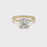 Hidden Halo Diamond Solitaire